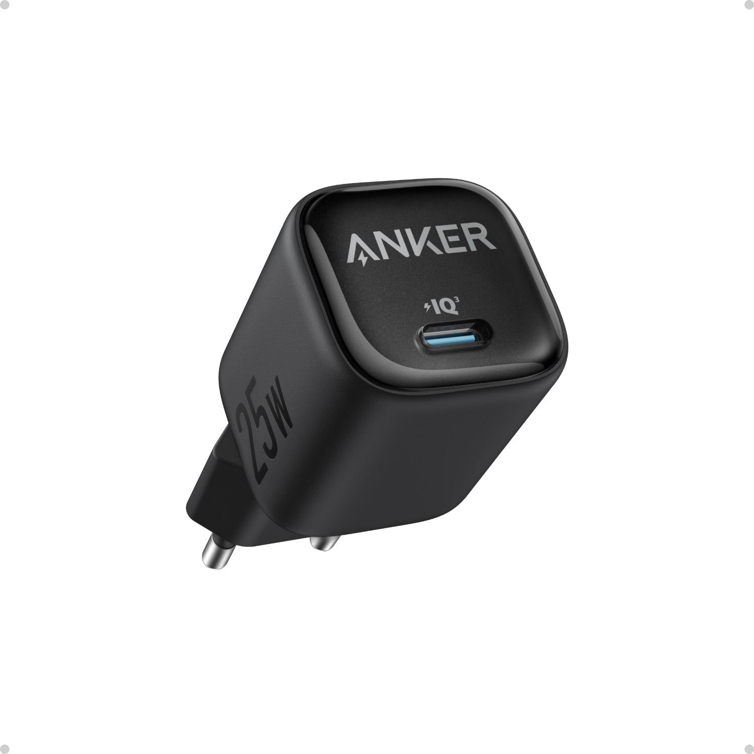 GUNMANSA Anker 25W Compact USB C Charger - Black