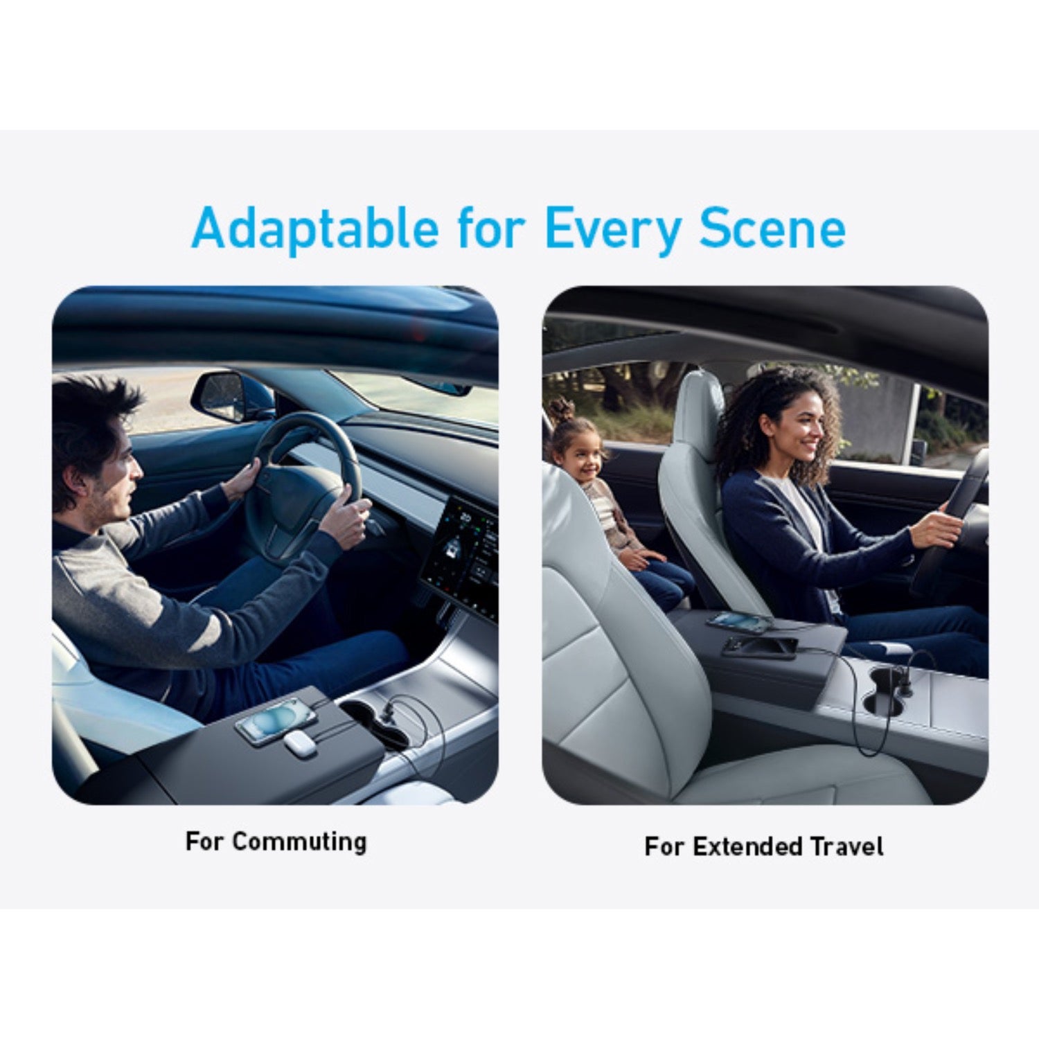 GUNMANSA Anker 30W Car Charger (2 Ports) - Black