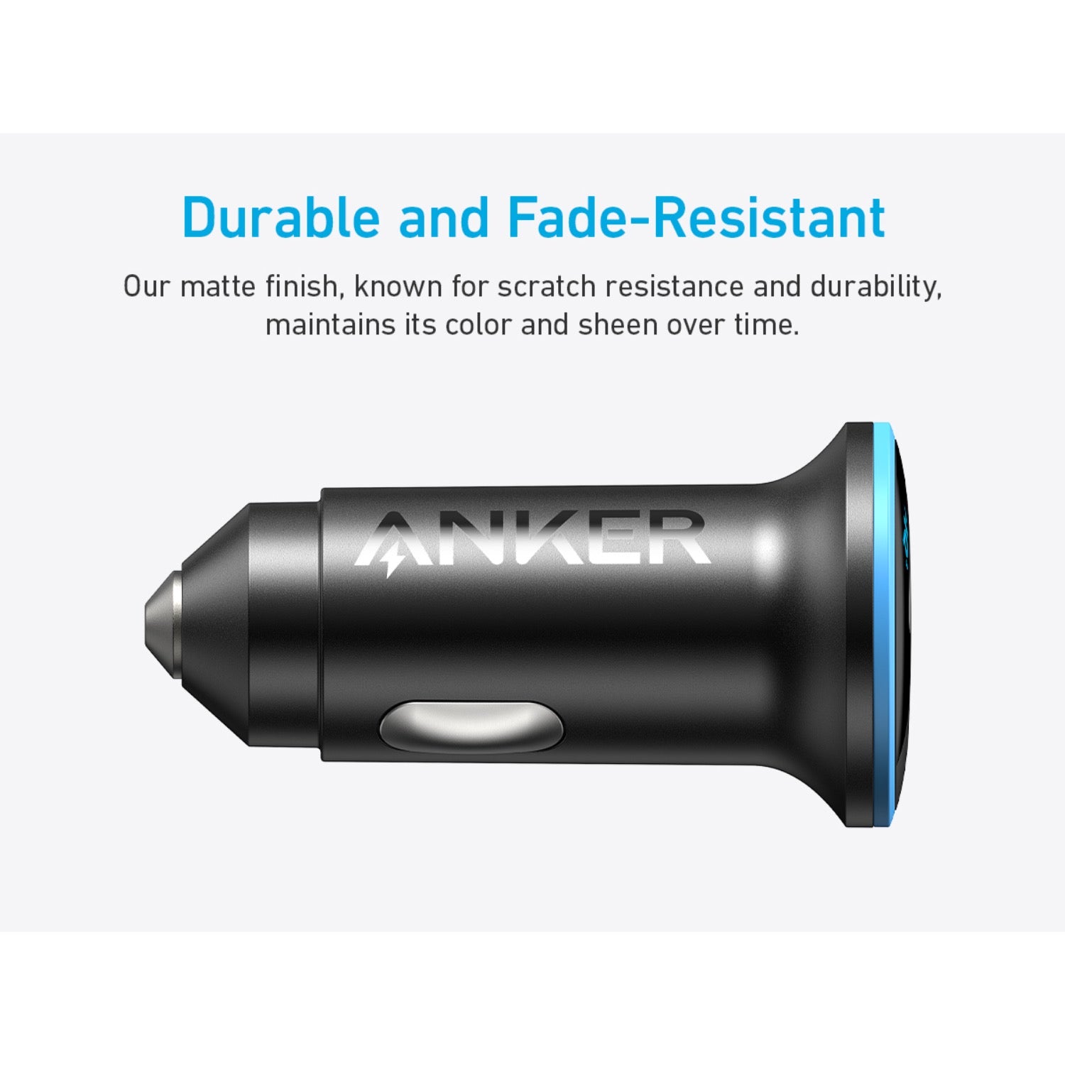 GUNMANSA Anker 323 Car Charger 52.5W - Black