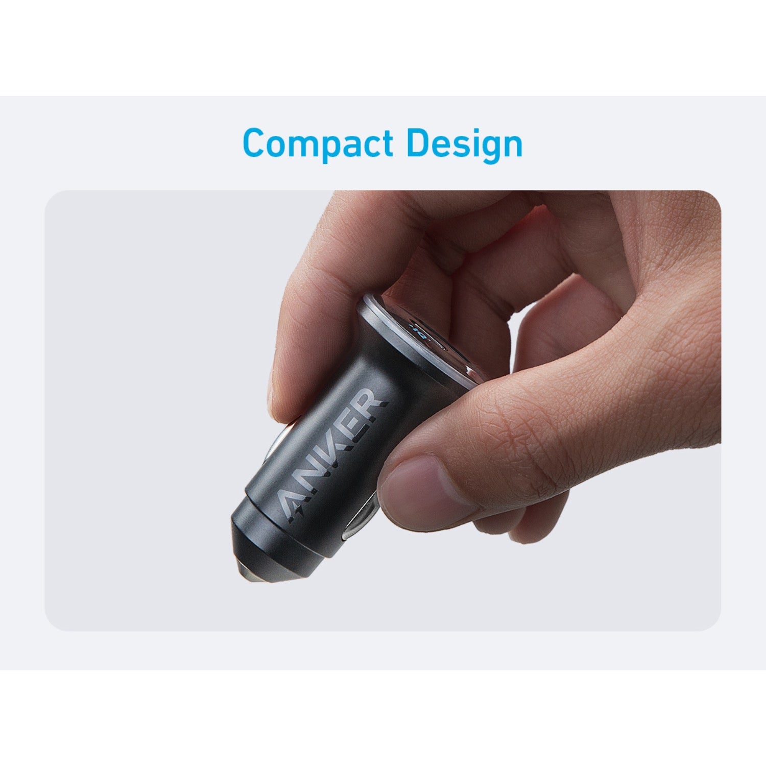 GUNMANSA Anker 323 Car Charger 52.5W - Black