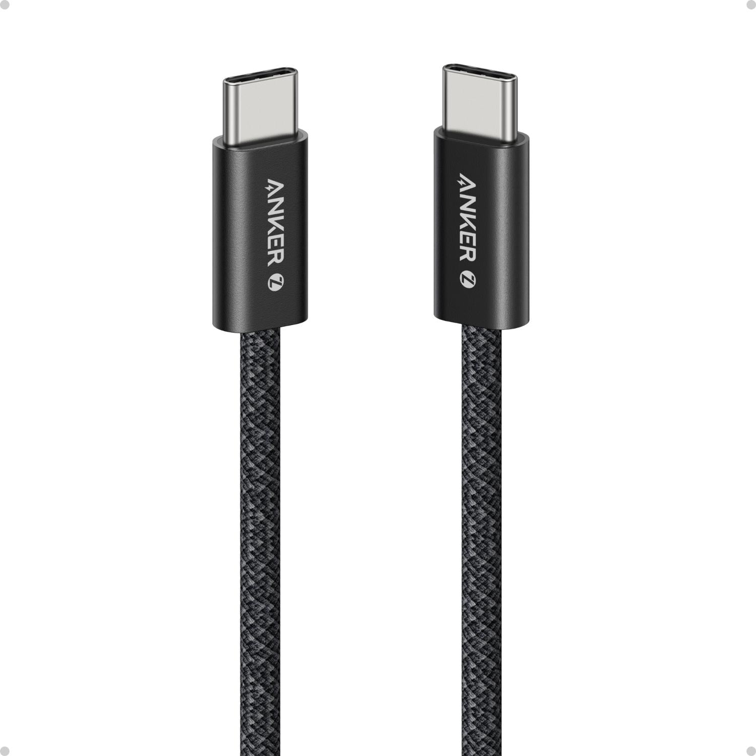 GUNMANSA Anker USB C-USB C 1 Metre Fast Charging 240W Braided Cable - Black