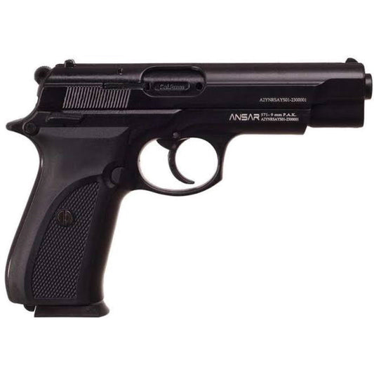 GUNMANSA Ansar 571 Black Blank/Pepper Gun (Semi Auto/14+1/9mm PAK)