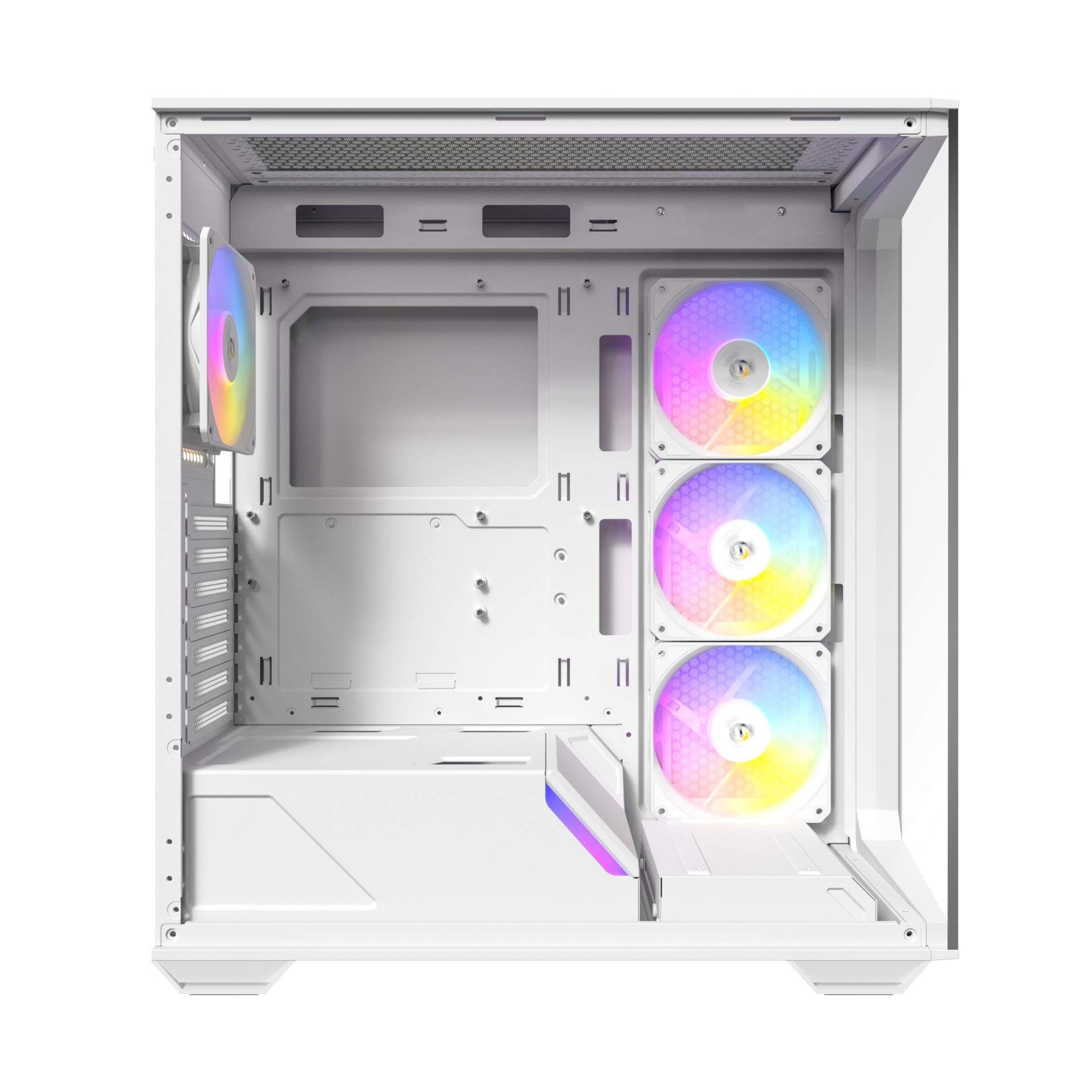 GUNMANSA Antec C3 ARGB ATX | Micro-ATX | ITX ARGB Mid-Tower Gaming Chassis – White