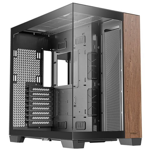GUNMANSA Antec C8 Wood, Fans not Included, Wooden Front Panel, Dual-chamber Layout, Type-C, 360mm Radiator Support, Seamless TG Front & Side Panels, RTX 40 compatible, Full-Tower E-ATX PC Case