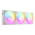 GUNMANSA Antec Connect 120 Reverse ARGB PWM Fan 3 Pack – White