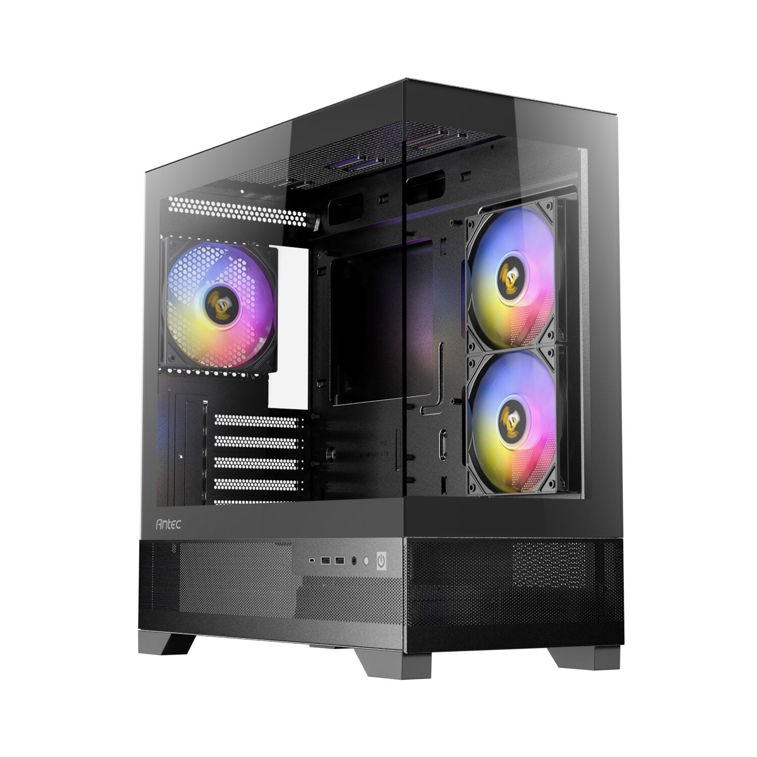 GUNMANSA Antec CX500M ARGB Gaming Chassis | M-ATX | ITX | Type-C - Black