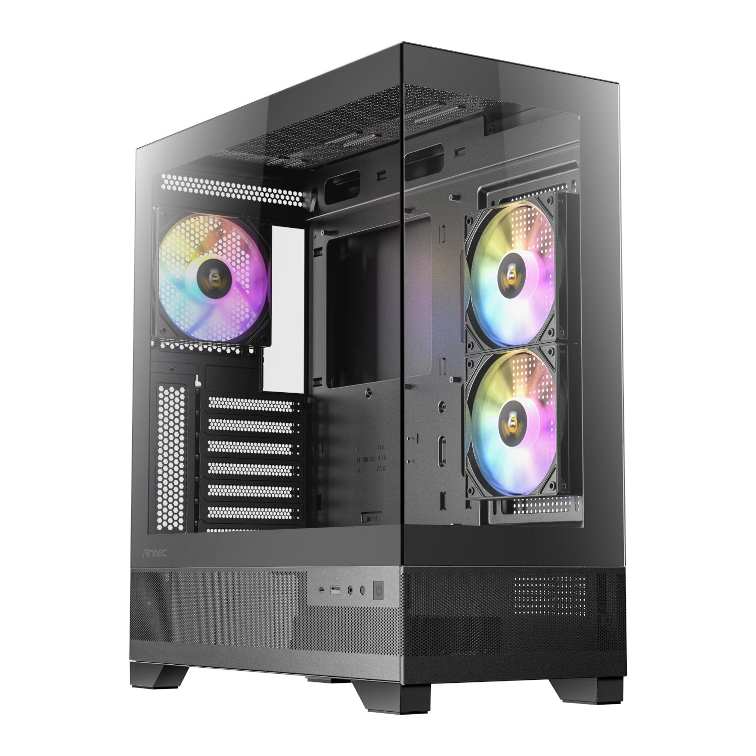 GUNMANSA Antec CX700 ARGB ATX | Micro-ATX | ITX ARGB Mid-Tower Gaming Chassis - Black