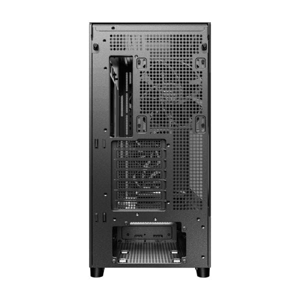 GUNMANSA Antec FLUX ATX WOOD Mid Tower Gaming Chassis – Black