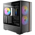 GUNMANSA Antec Flux Rear, 5 PWM Fans Included, F-LUX Platform, Front PSU Chamber, Back Connect Motherboard Support, Premium Wood Accents, Tempered Glass, 360mm Top Radiator Support, Mid-Tower ATX PC Case