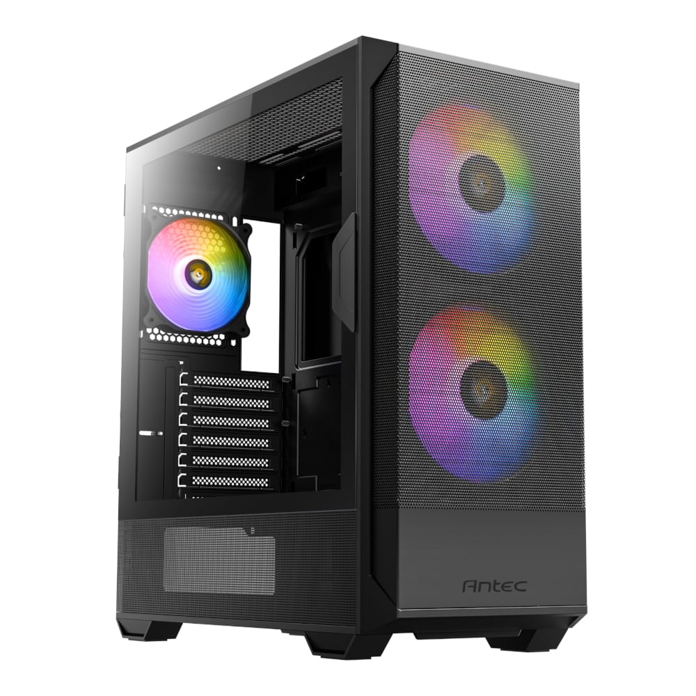 GUNMANSA Antec NX416L ATX | Micro-ATX | ITX ARGB Mid-Tower Gaming Chassis - Black
