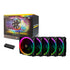 GUNMANSA Antec Prizm 120 ARGB Case Fan 5 Pack + Controller - Black