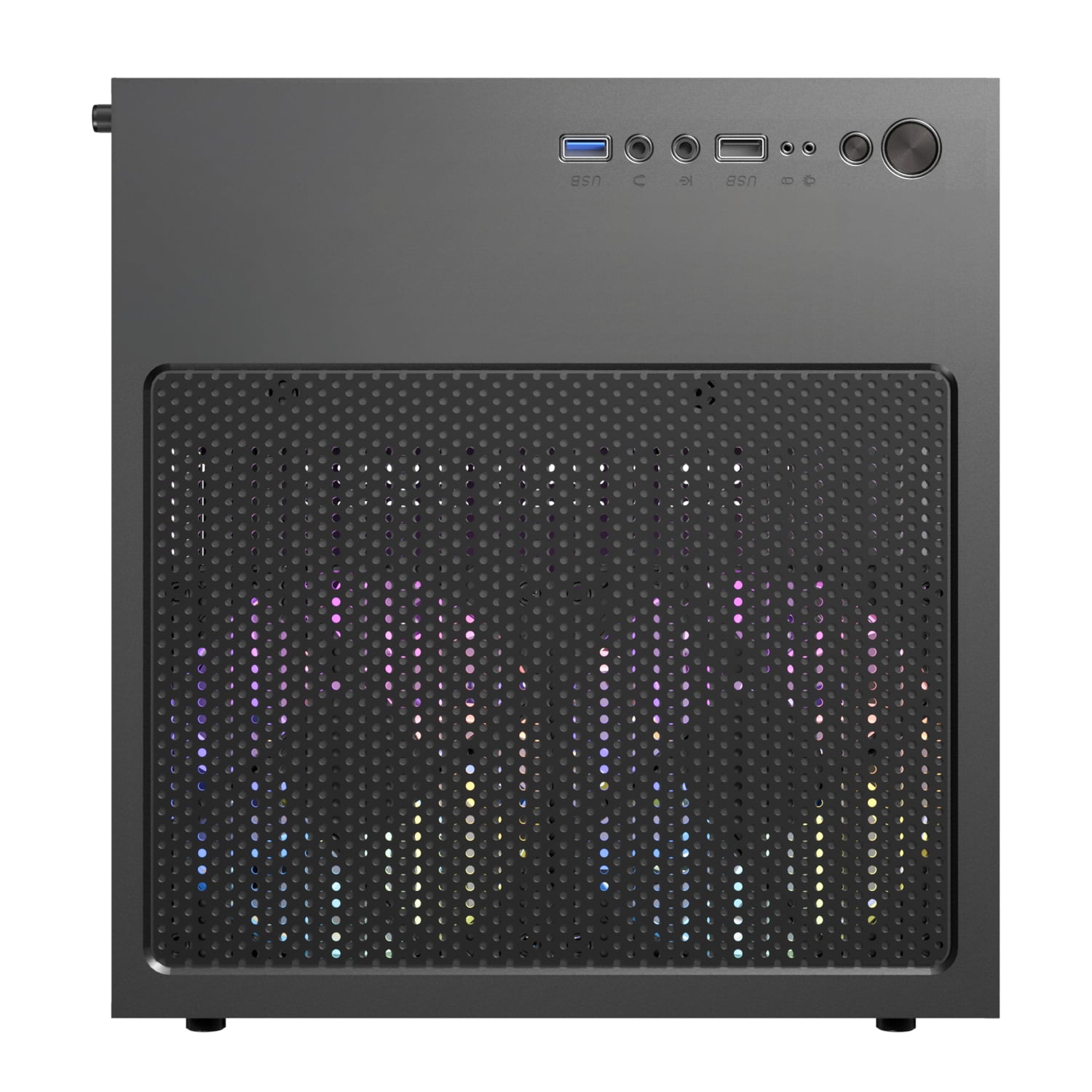 GUNMANSA Antec VCX10M ARGB Micro-ATX | ITX Mini-Tower Gaming Chassis - Black