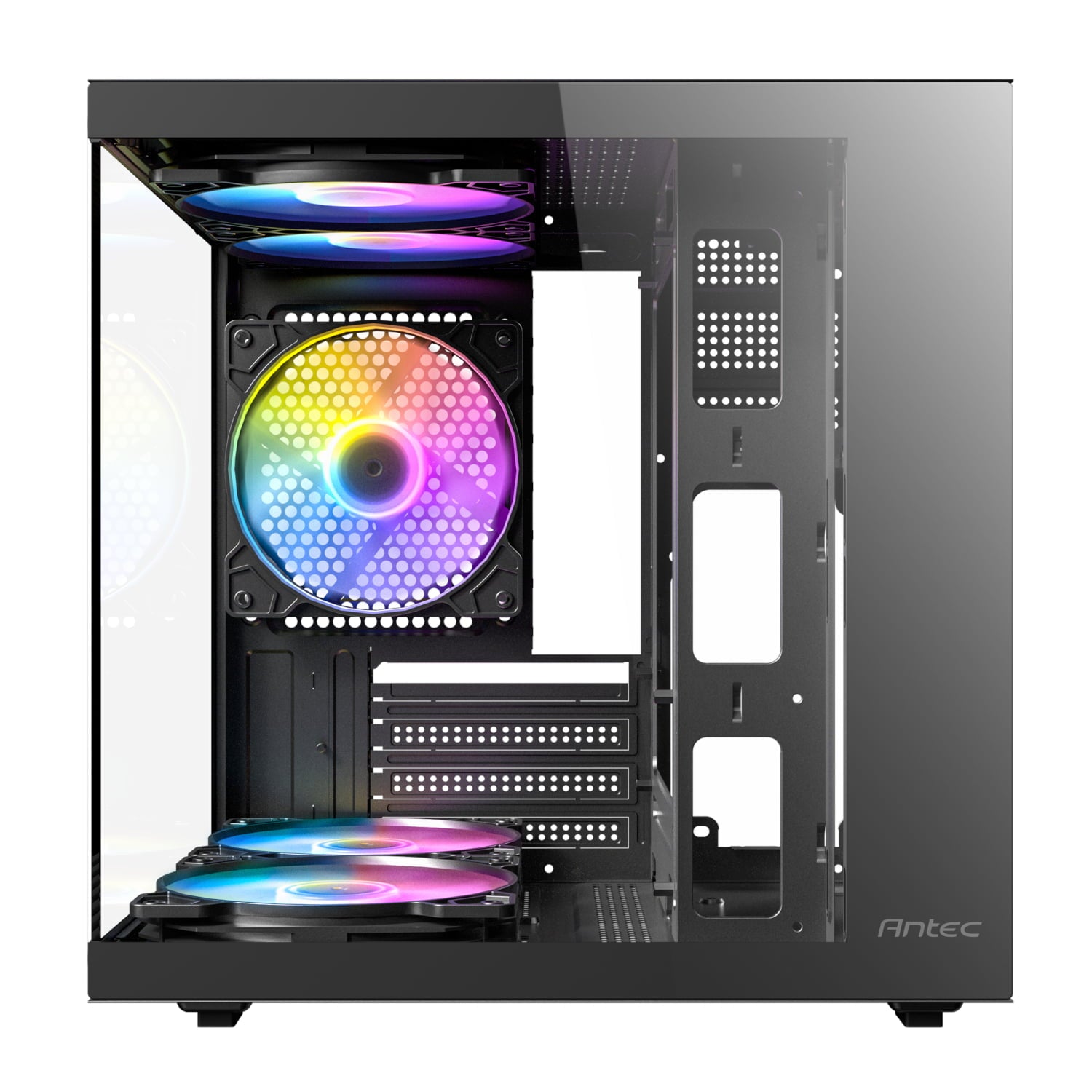 GUNMANSA Antec VCX10M ARGB Micro-ATX | ITX Mini-Tower Gaming Chassis - Black