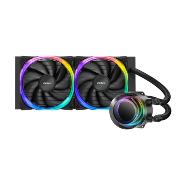 GUNMANSA Antec Vortex 240 ARGB CPU Liquid Cooler Black