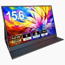 GUNMANSA AOC-16T20 Monitor|USB C Powered|15.6 inch|IPS 1920x1080 60Hz|HDMI|Portable|230nits|VESA Mount|Smart cover