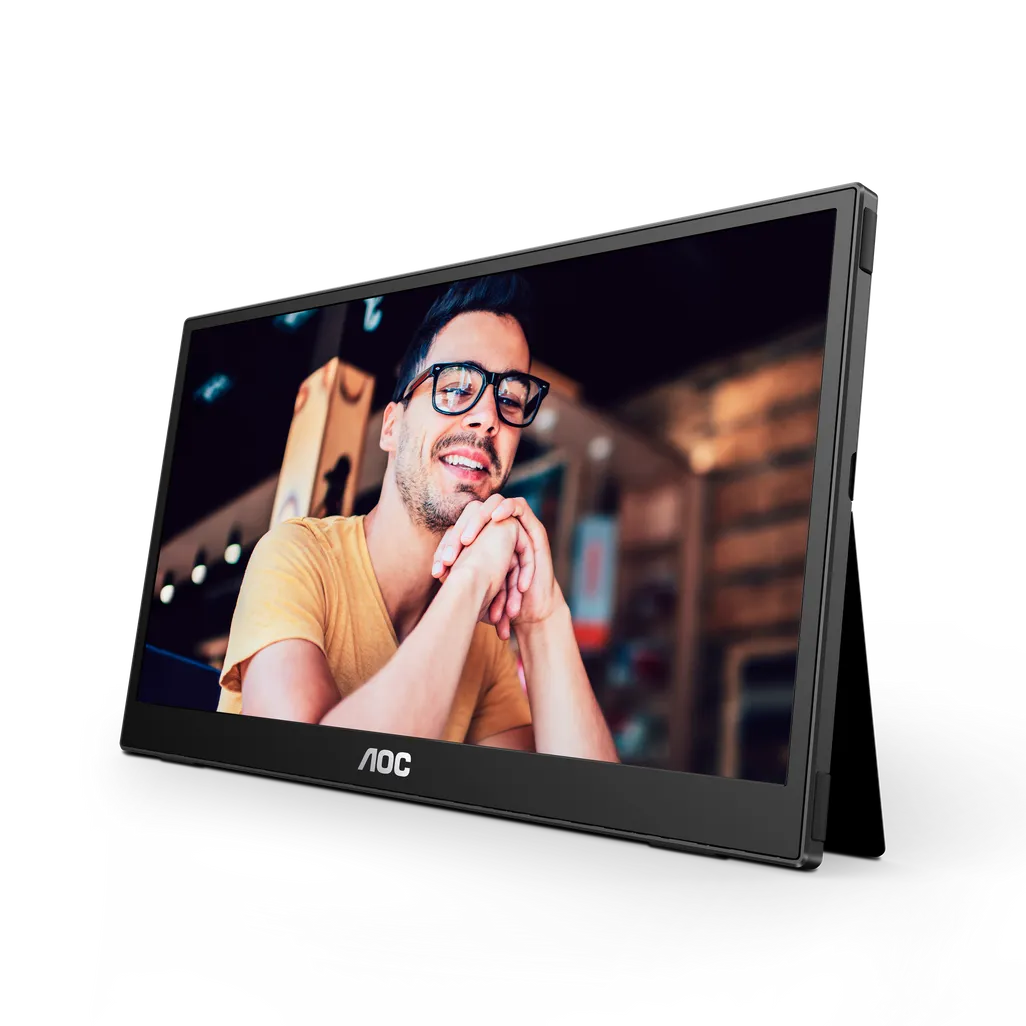 GUNMANSA AOC 16T3E, 39.6 cm (15.6"), 1920 x 1080 pixels, 4 ms, Black