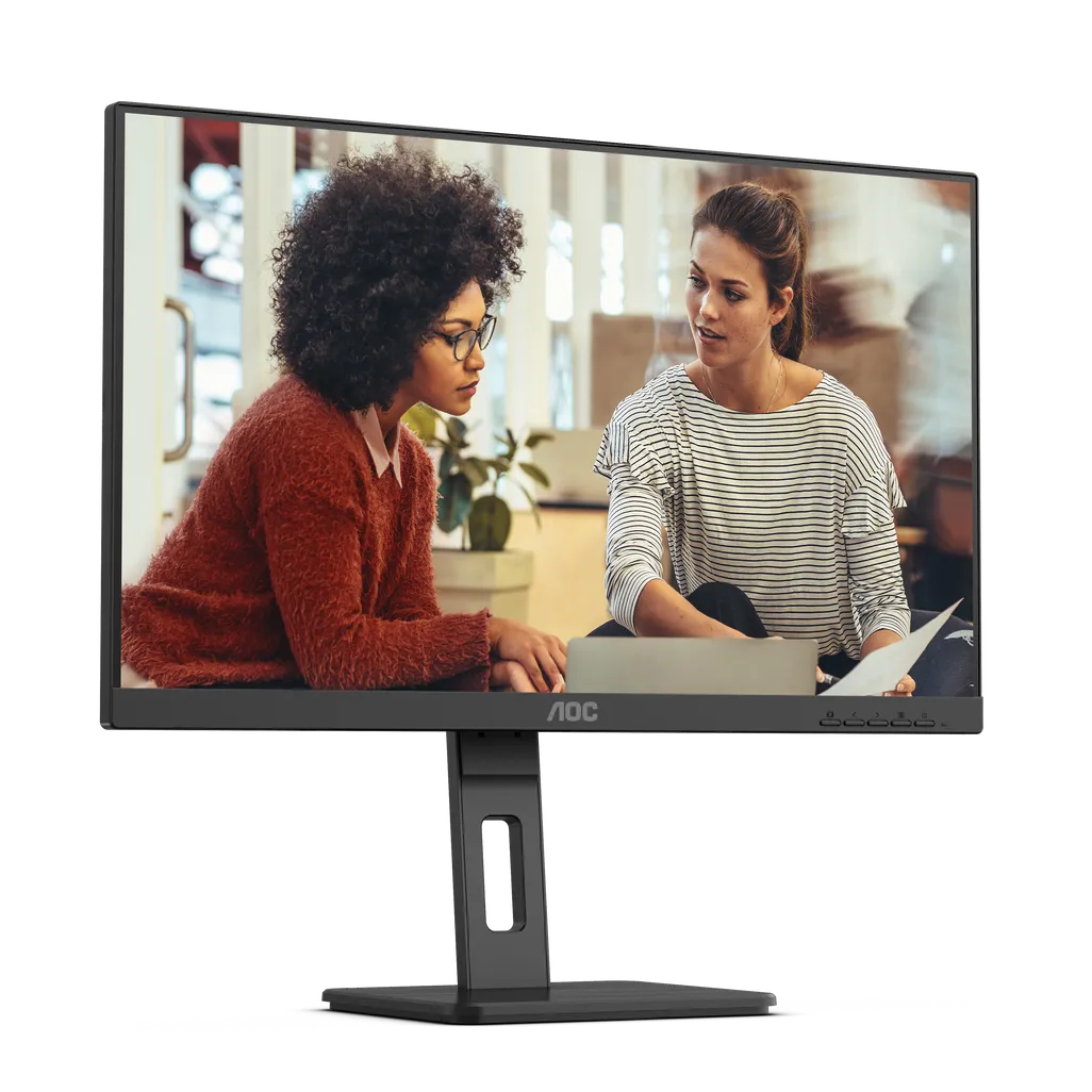 GUNMANSA AOC E3 24E3QAF, 60.5 cm (23.8"), 1920 x 1080 pixels, Full HD, LCD, 4 ms, Black