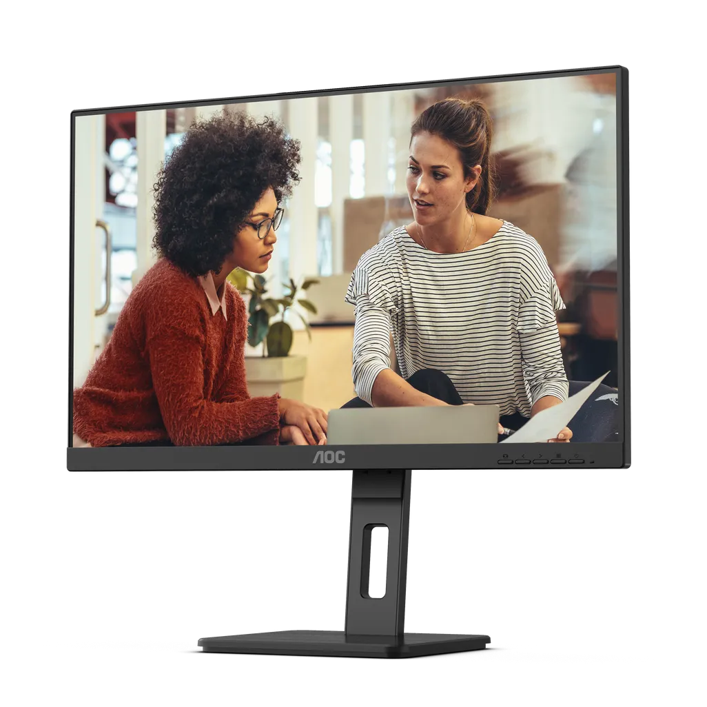 GUNMANSA AOC E3 24E3QAF, 60.5 cm (23.8"), 1920 x 1080 pixels, Full HD, LCD, 4 ms, Black