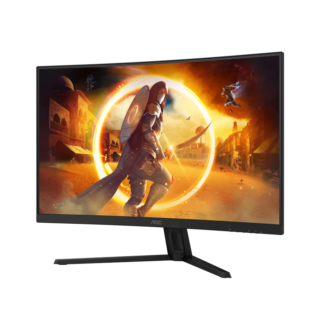 GUNMANSA AOC G4 CQ32G4VE, 81.3 cm (32"), 2560 x 1440 pixels, Quad HD, LCD, 0.5 ms, Black, Grey