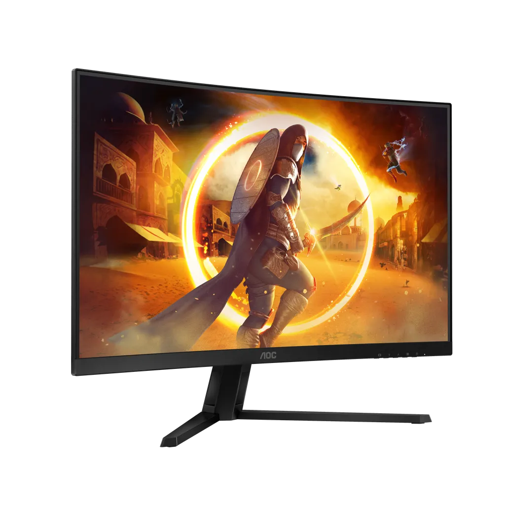 GUNMANSA AOC G4 CQ32G4VE, 81.3 cm (32"), 2560 x 1440 pixels, Quad HD, LCD, 0.5 ms, Black, Grey