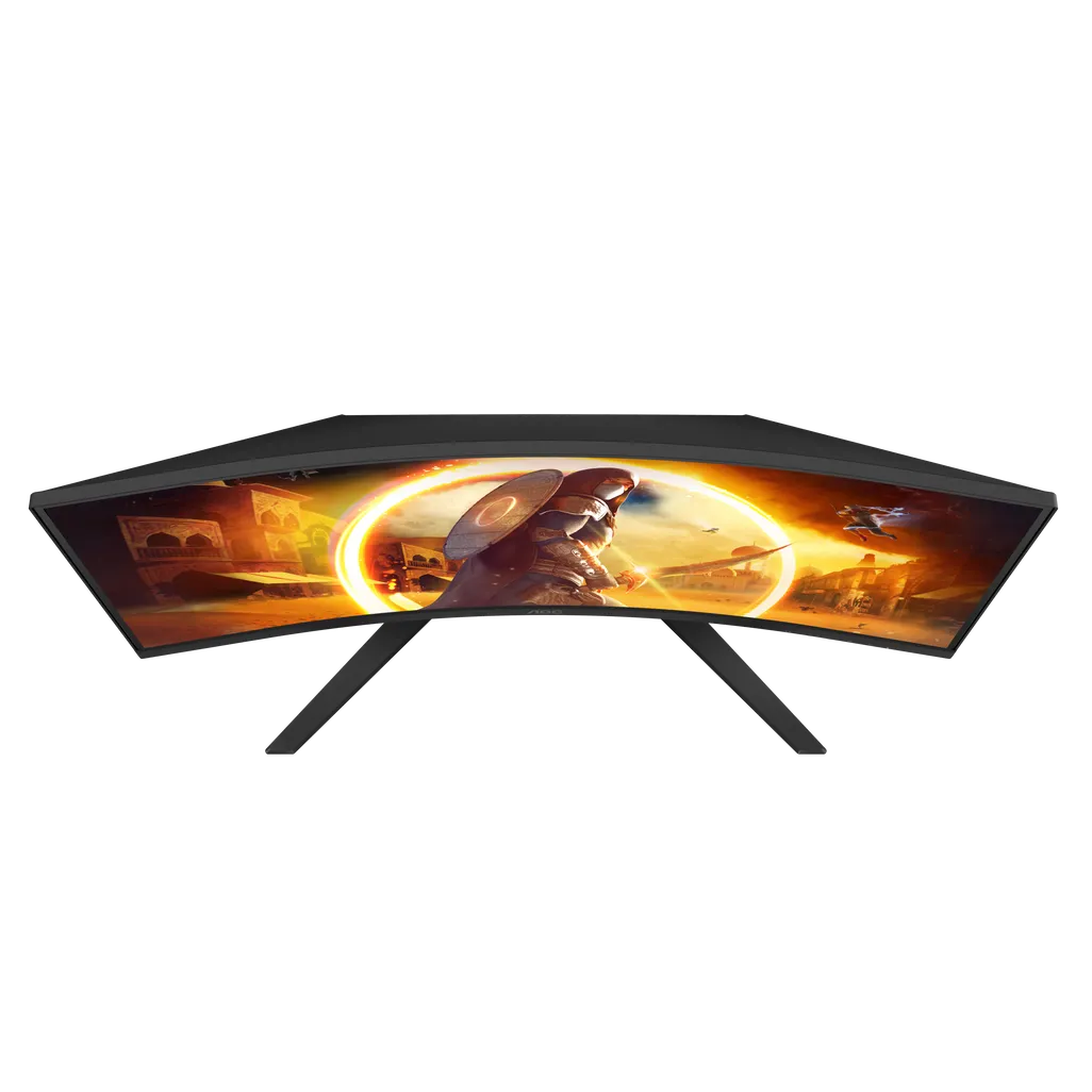 GUNMANSA AOC G4 CQ32G4VE, 81.3 cm (32"), 2560 x 1440 pixels, Quad HD, LCD, 0.5 ms, Black, Grey