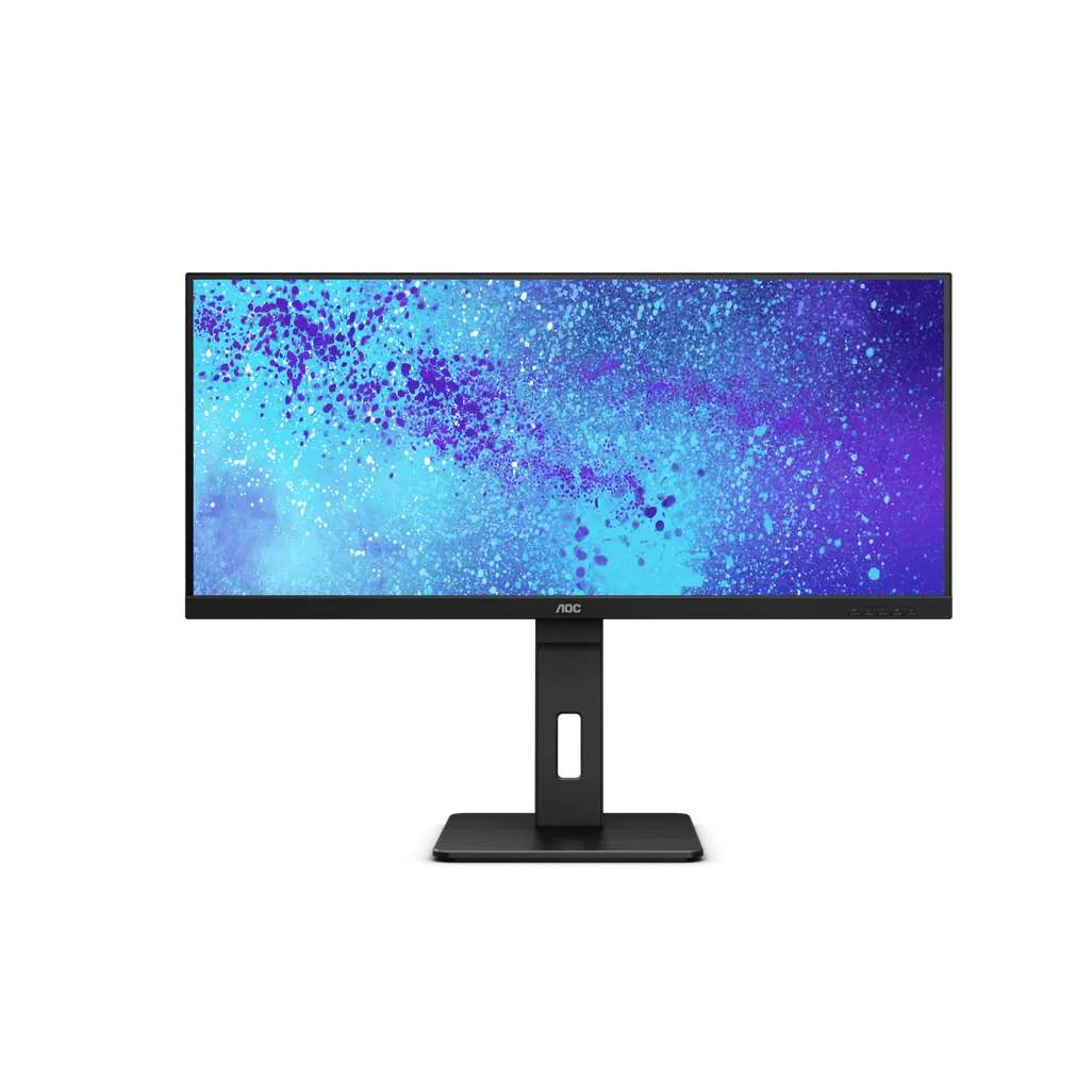 GUNMANSA AOC Q34P2 Monitor|34 inch|VA WFHD 2560x1080|HDMI DP|VESA|HAS
