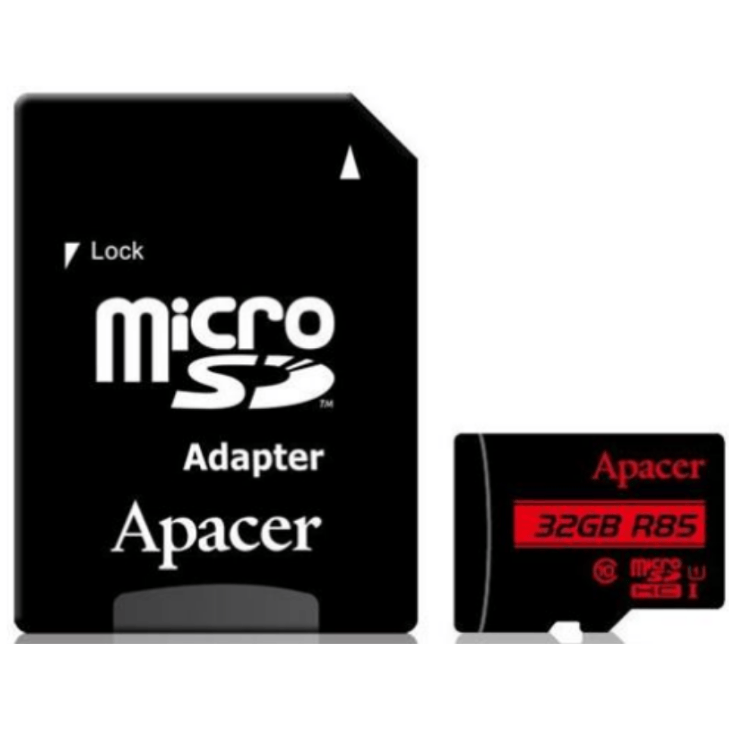 GUNMANSA Apacer MicroSD With Adapter 32GB Class 10 Memory Card