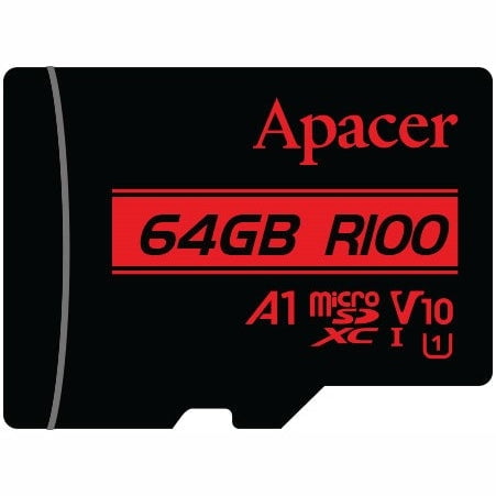GUNMANSA Apacer MicroSDHC Class10 V10 64GB Memory Card