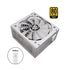 GUNMANSA Apevia ATX-PR1000W-WH PCIE 5.0 & ATX 3.0 Prestige 1000W 80+ Gold Rated, PCIE 5.0 / Gen 5 12VHPWR Connector, Active PFC ATX Gaming Power Supply White