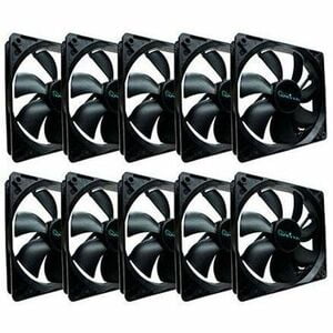 GUNMANSA Apevia CF1012S-BK Cooling Fan - 10 Pack