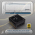GUNMANSA Apevia Galaxy 650W 80+ Gold ATX 3.1 Fully Modular Gaming PSU, PCIe 5.1 Ready 12VHPWR Cable, 135mm Silent FDB Fan, Japanese Capacitors, Reliable Power Supply for the latest NVIDIA Graphics Cards, GALAXY650W
