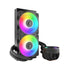 GUNMANSA ARCTIC Liquid Freezer III Pro 240 A-RGB ACFRE00182A 240 mm AIO CPU Cooler, Water Cooling, 38 mm Radiator, PWM Pump, VRM Fan, AMD AM5/AM4, Intel LGA1851/1700 Contact Frame - Black