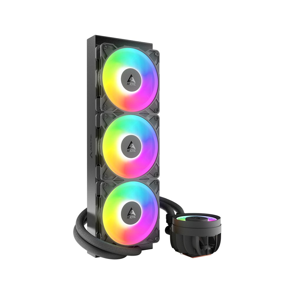 GUNMANSA ARCTIC Liquid Freezer III Pro 360 A-RGB (Black) ACFRE00184A Multi Compatible All-in-One CPU Water Cooler with A-RGB Intel LGA1851, LGA1700 AMD AM5, AM4