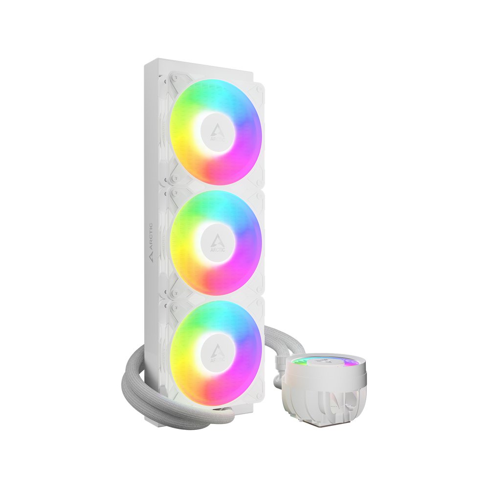 GUNMANSA ARCTIC Liquid Freezer III Pro 360 A-RGB (White) ACFRE00188A Multi Compatible All-in-One CPU Water Cooler with A-RGB Intel LGA1851, LGA1700 AMD AM5, AM4