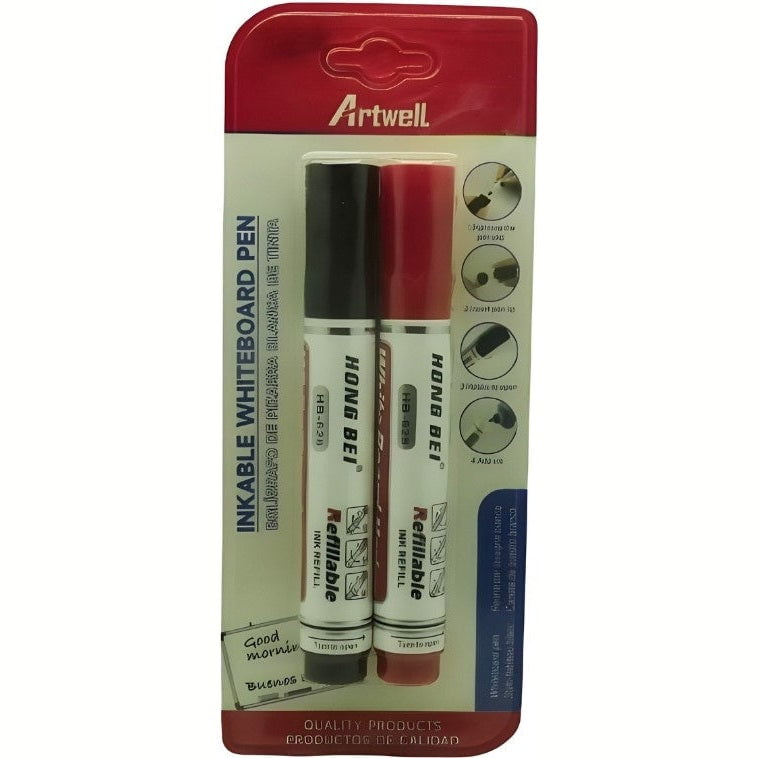 GUNMANSA Artwell 2 Pack Inkable Whiteboard Marker Pen