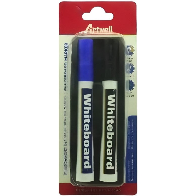 GUNMANSA Artwell 2 Pack Whiteboard Markers And Cleaner