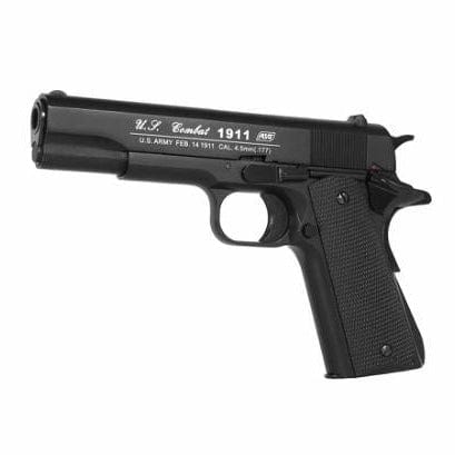 GUNMANSA ASG 1911 US-C Gas Gun (Semi Auto|Blowback|CO2|18 Rounds|420 FPS|2.85J|4.5mm BB) 19803