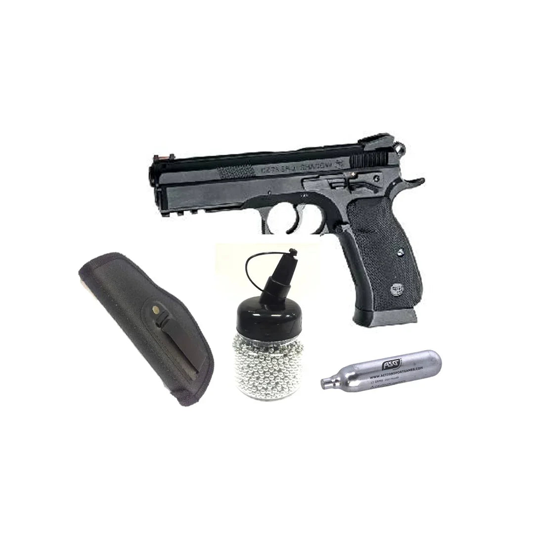 GUNMANSA ASG Air Pistol Sp-01 Shadow 4.5mm 17526 Combo