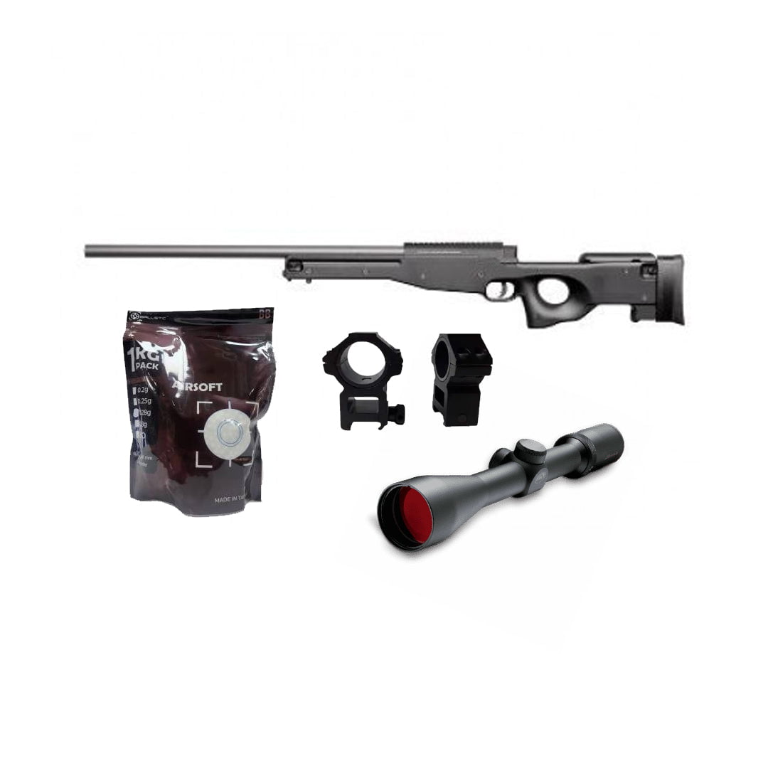 GUNMANSA ASG AW .308 Airsoft Sniper Rifle 15908 Combo