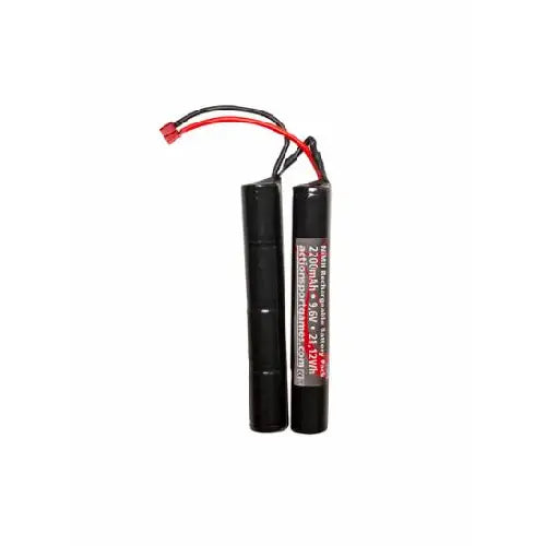 GUNMANSA ASG Battery 9.6V 2200mAh NiMH T-Plug Connector – 19622