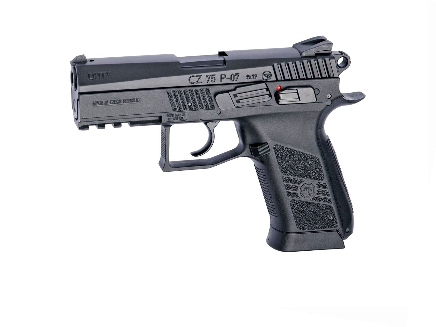 GUNMANSA ASG CZ 75 PO-7 Duty Gas Gun (Semi Auto|Blowback|CO2|20 Rounds|361 FPS|2.1J|4.5mm BB) 16728