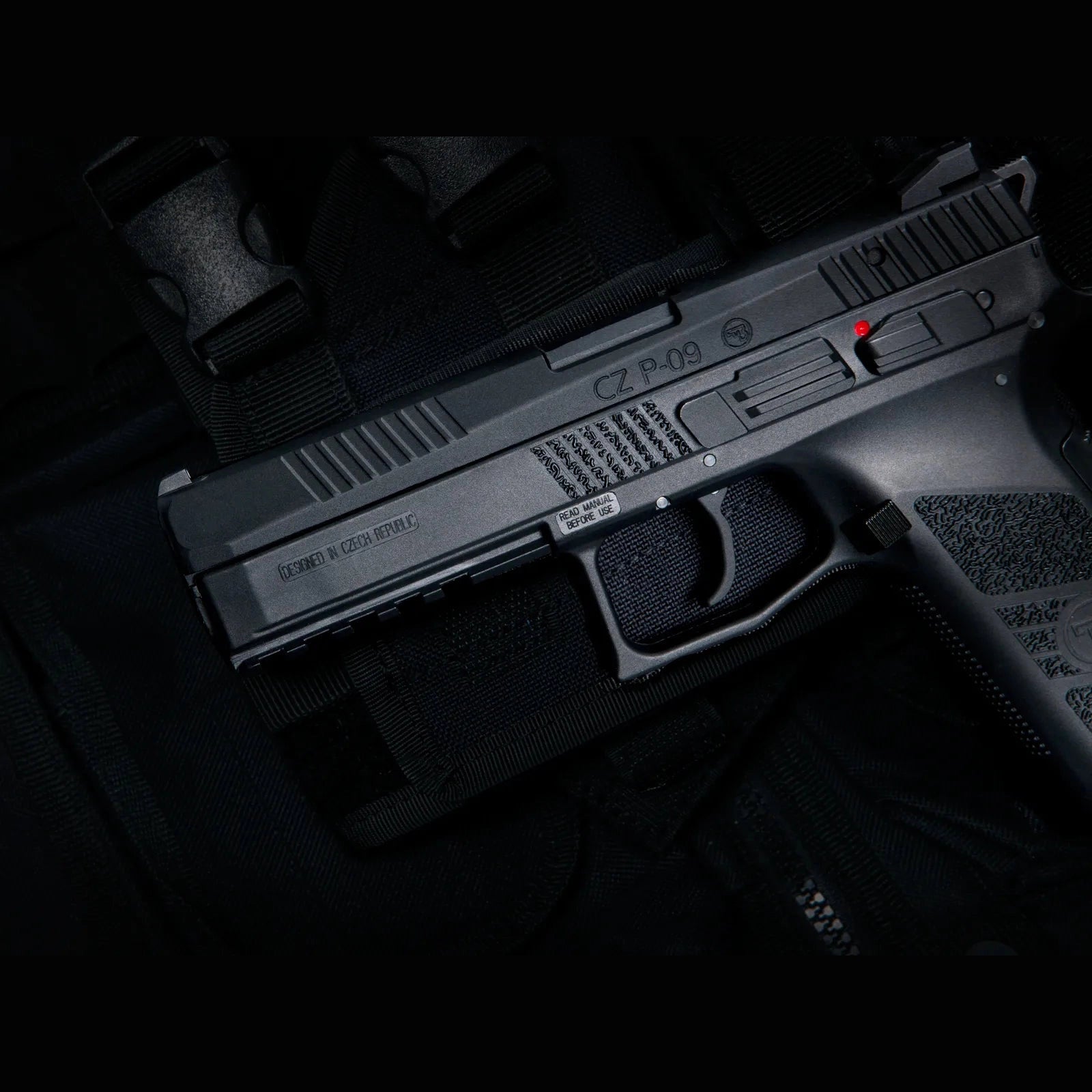 GUNMANSA ASG CZ P-09 Airsoft Pistol (GG|Semi Auto|Blowback|22) 17657
