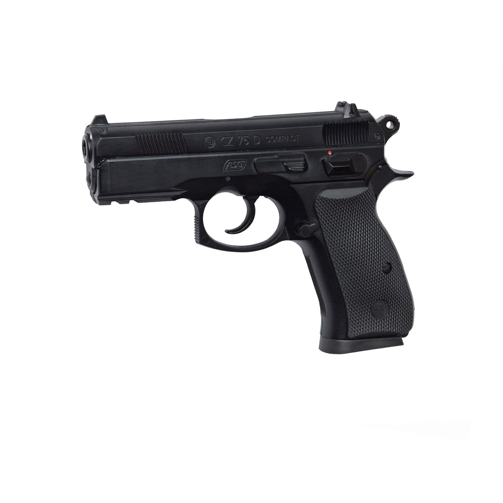 GUNMANSA ASG CZ75 D Compact Gas Gun Combo(Semi Auto|NBB|CO2|16 Rounds|413 FPS|1.6J|4.5mm BB) 16086 - SPECIAL - GSA