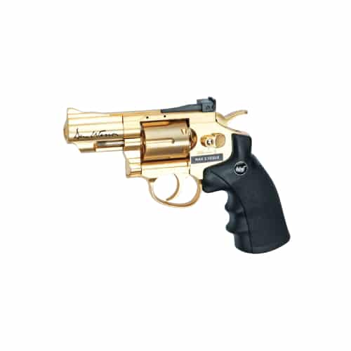 GUNMANSA ASG Dan Wesson 4.5mm CO2 BB Pistol Gold Edition - 17374