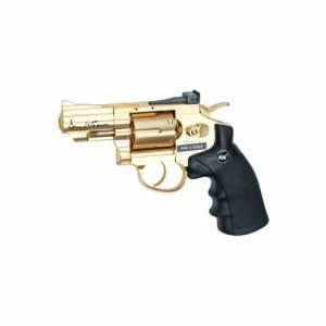 GUNMANSA ASG Dan Wesson 4.5mm CO2 BB Pistol Gold Edition - 17374