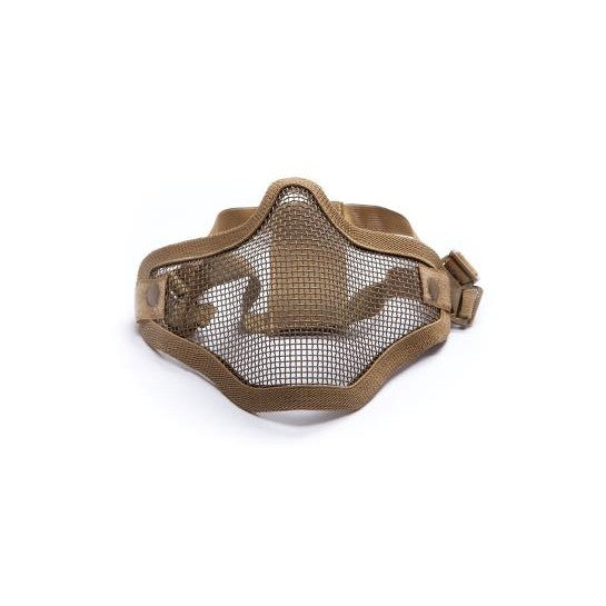 GUNMANSA ASG Metal Airsoft Tan Mesh Mask 17999