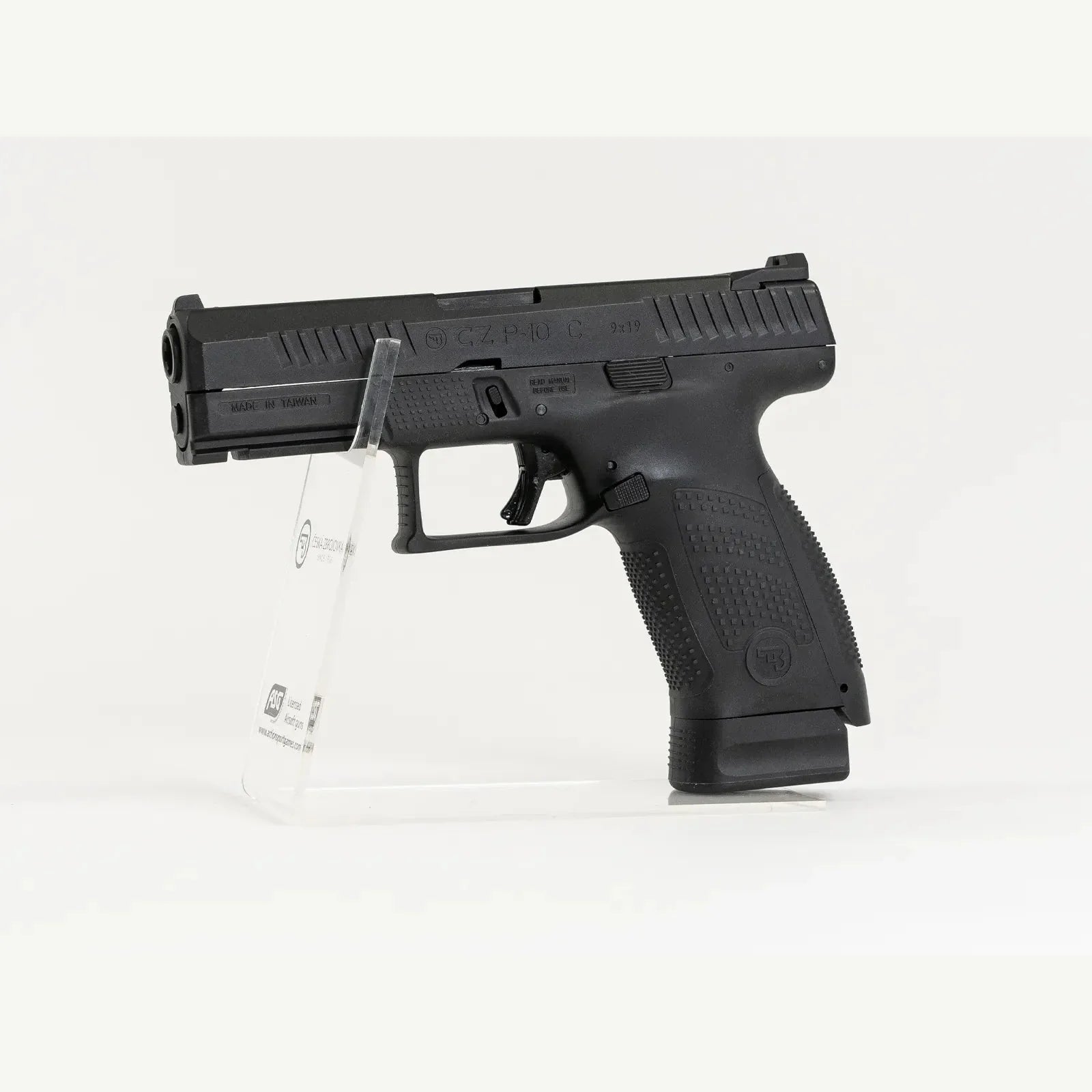 GUNMANSA ASG P-10C Airsoft Pistol (CO2|Semi Auto|Blowback|22) 19592