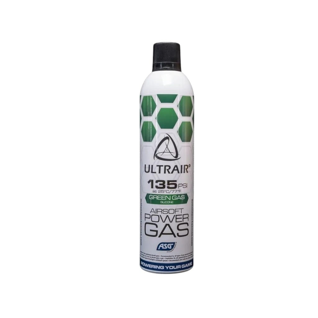 GUNMANSA ASG Propellant, Gas, 570ml, 135 PSI, Silicone Green – 19893