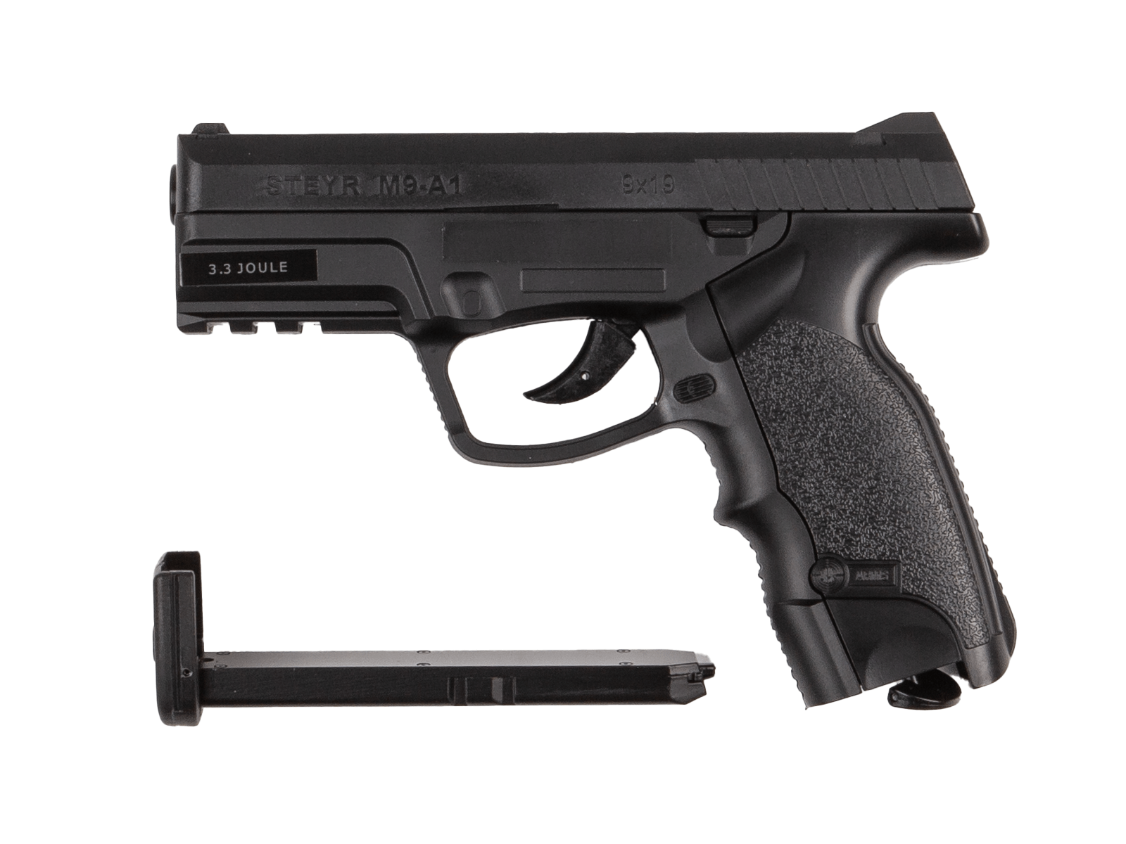 GUNMANSA ASG Steyr M9-A1 Gas Gun (Semi Auto|NBB|CO2|19 Rounds|407 FPS|2.7J|4.5mm BB) 16088