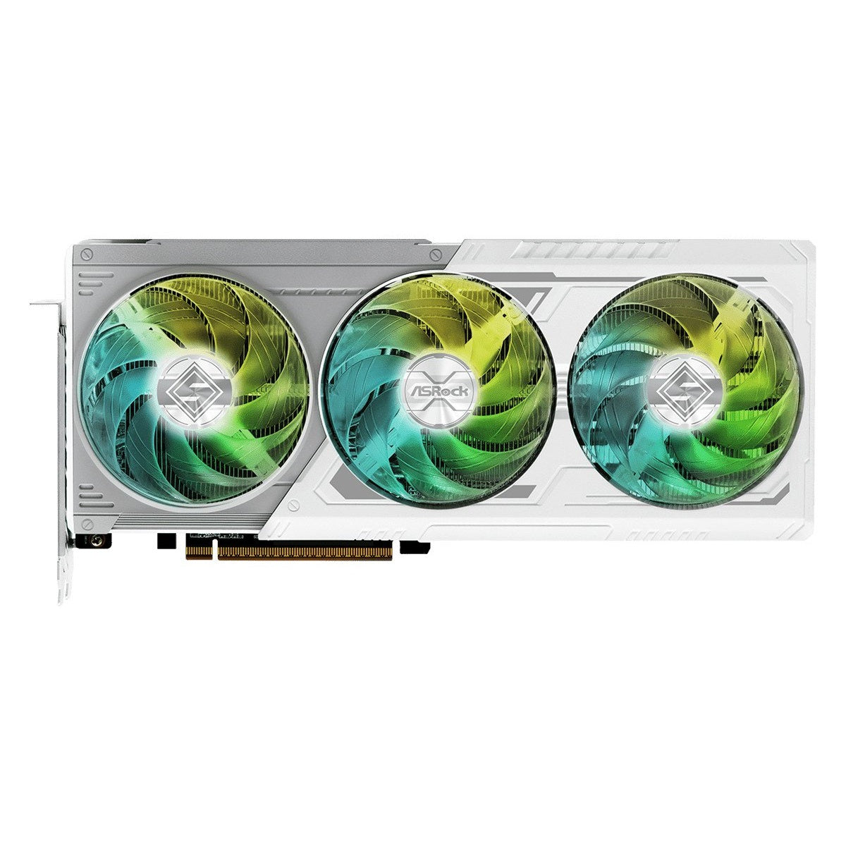 GUNMANSA ASROCK AMD Radeon RX 9070 XT Steel Legend 16GB GDDR6 256 Bit PCIe 5.0 x16 800W 2x8-pin 3xDisplayPort 2.1a HDMI 2.1b Graphics Card